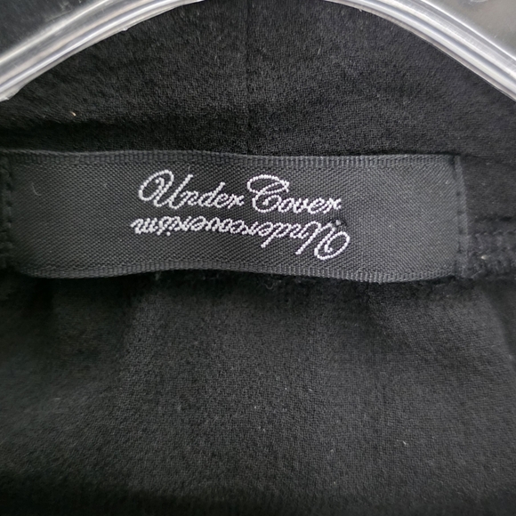 UNDERCOVER Undercoverism 2 Black Goth Hoodie Cotton Silk Jun Takahashi D1801 - Picture 11 of 11